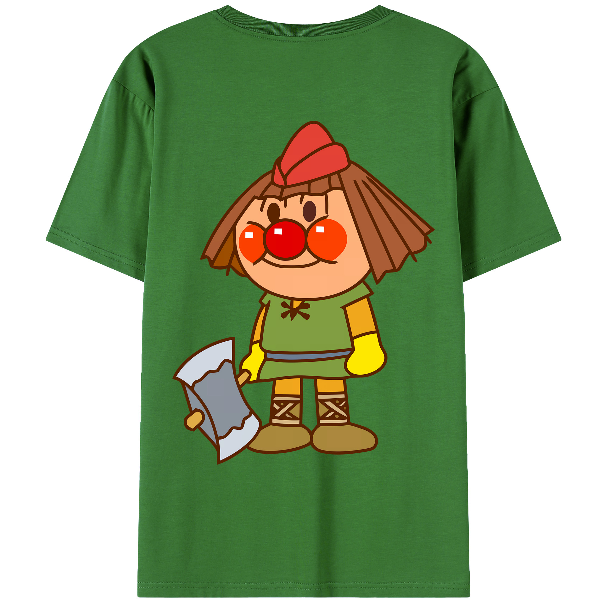 （画像用） アンパンマン Anpanman レディース半袖Tシャツ(バックプリント)